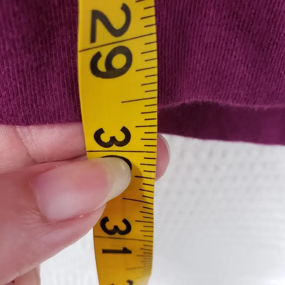 Vintage Fashion Bug Tank Dress Womens 1X Purple Sleeveless Summer Casual Cotton - Picture 7 of 16